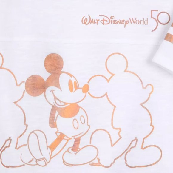NWT Walt Disney World 50th Anniversary Football T-Shirt for Kids (Size M) - Picture 2 of 2